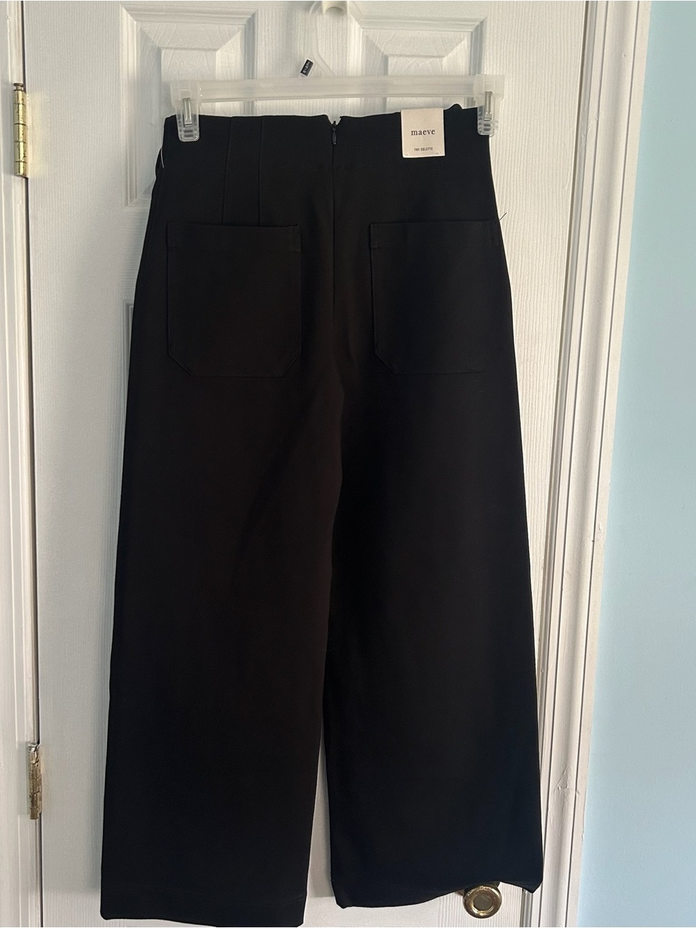 Maeve By Anthropologie The Colette Crop Bow Waist Sparkle Pants Sz 27 NWT - Picture 7 of 10